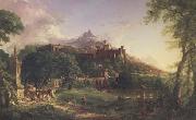 Thomas Cole The Departure (mk13) oil painting on canvas